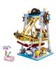 LOZ 1717 Dream Amusement Park Pirátská loď Loď Architektura Model DIY Mini bloky Cihly Stavebnice Hračka pro děti Dárek Bez krabice