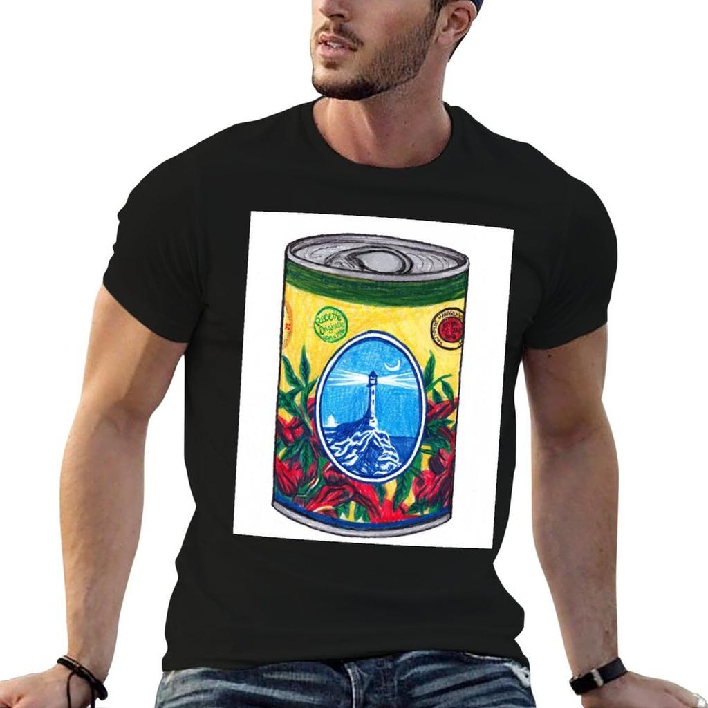 Harissa-Paste Dose Illustration T-Shirt Abstraktes Muster Druck Oberteil