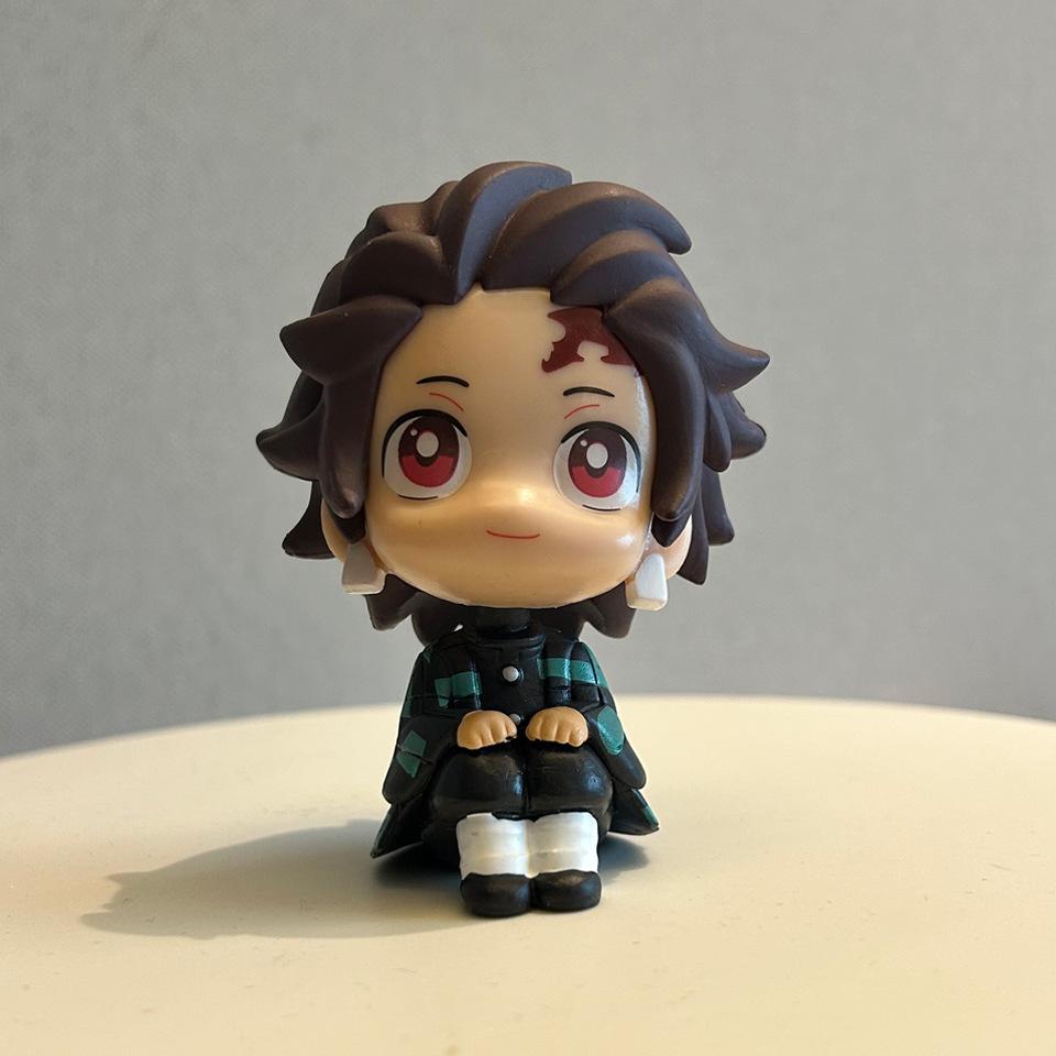 Anime Kamado Tanjirou Kamado Nezuko Action Character Model Toy Series Doll Birthday/Christmas Gift Acg Toy Gifts