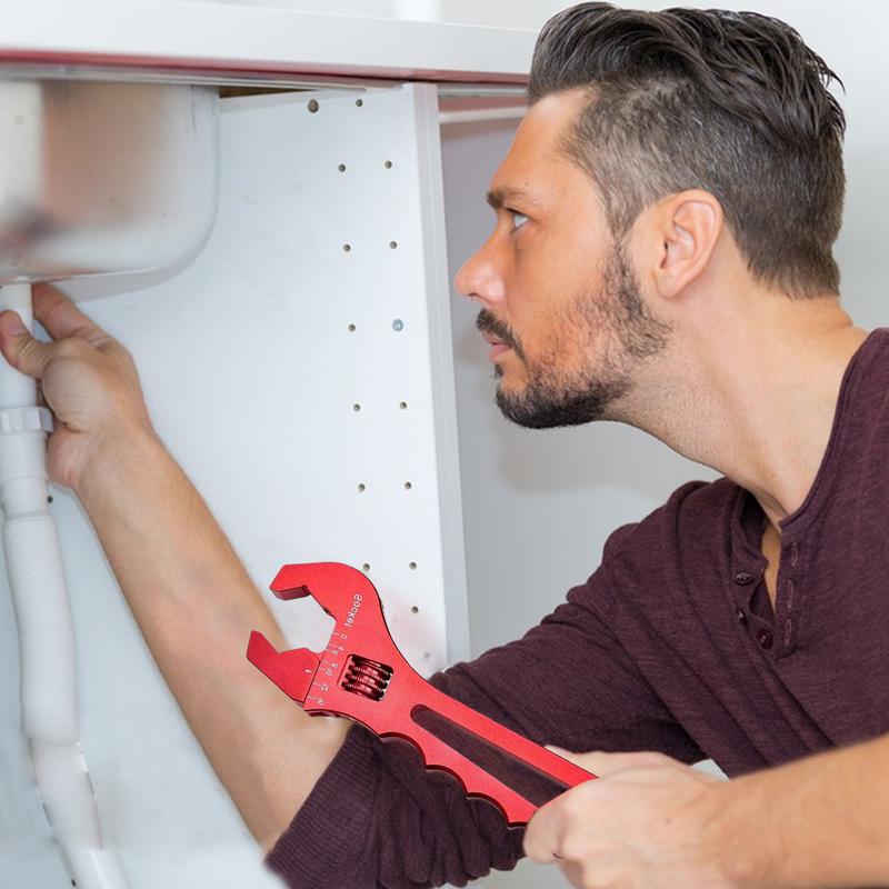 Hose Fitting Wrench Fitting Hose Wrench Aluminum Adjustable Wrench Firm Grip Hose Fitting Wrench For Hose Fitting Adapters End