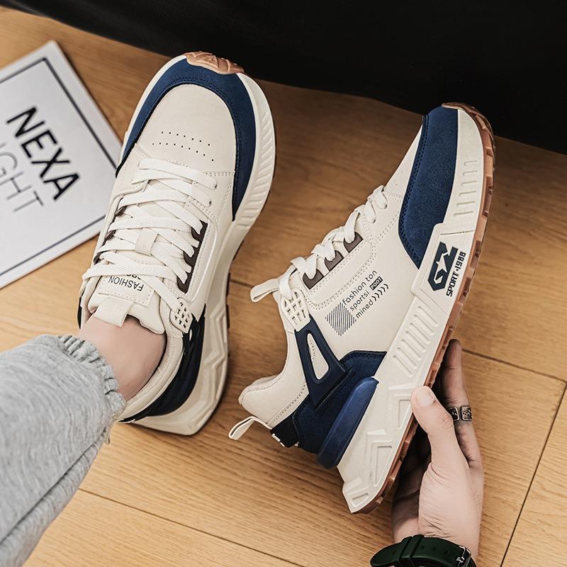 Autumn Youth Running Shoes Thick-soled Sports Shoes Students Wear Non-slip Casual Sneakers