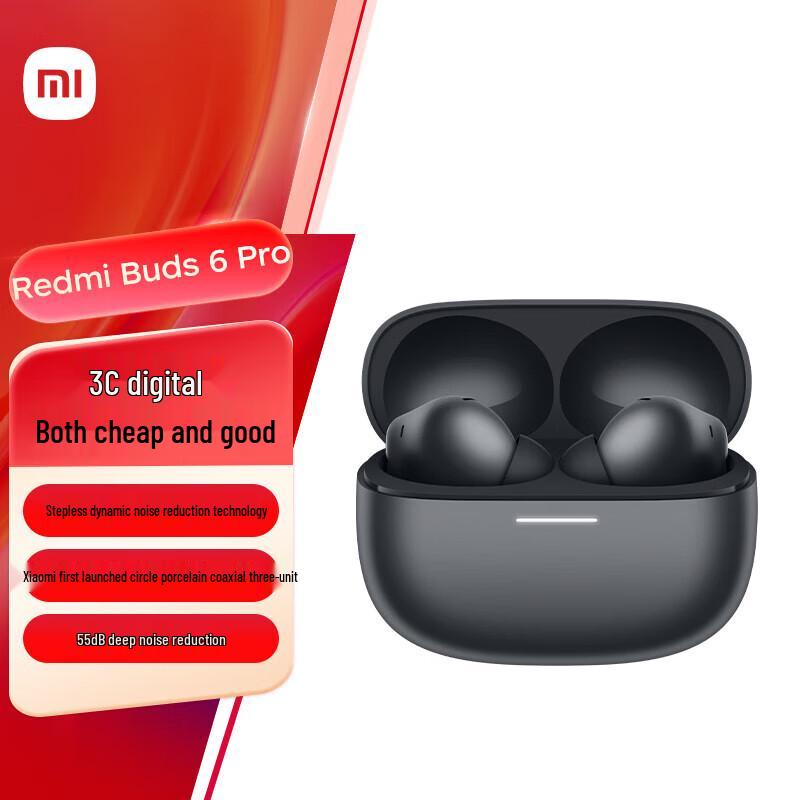 Redmi Buds 6 Pro True Wireless Noise-Cancelling Earbuds