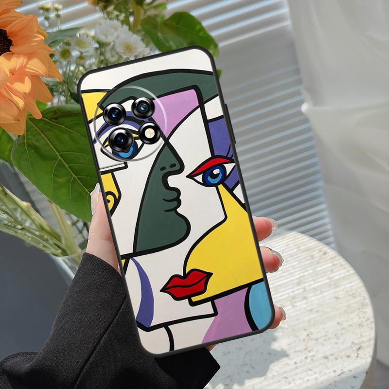 Abstract Portrait Art Painting Case For OnePlus Nord 5 CE 2 3 4 Lite N20 N30 OnePlus 13T 13R 15 13 12 11 10 10T 8T 15R Cover