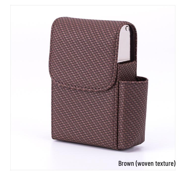 Leather Veneer Cigarette Case & Business Card Holder: Creative Fashion Accessory with 100 Patterns in Korean Style