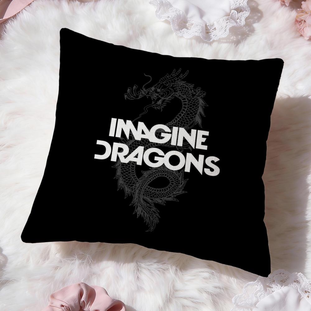 Band I-Imagine DragonsS Cushion Cover Premium Comfort Reversible Pillow Cove -Two in One Design for Any Room & Car Interior