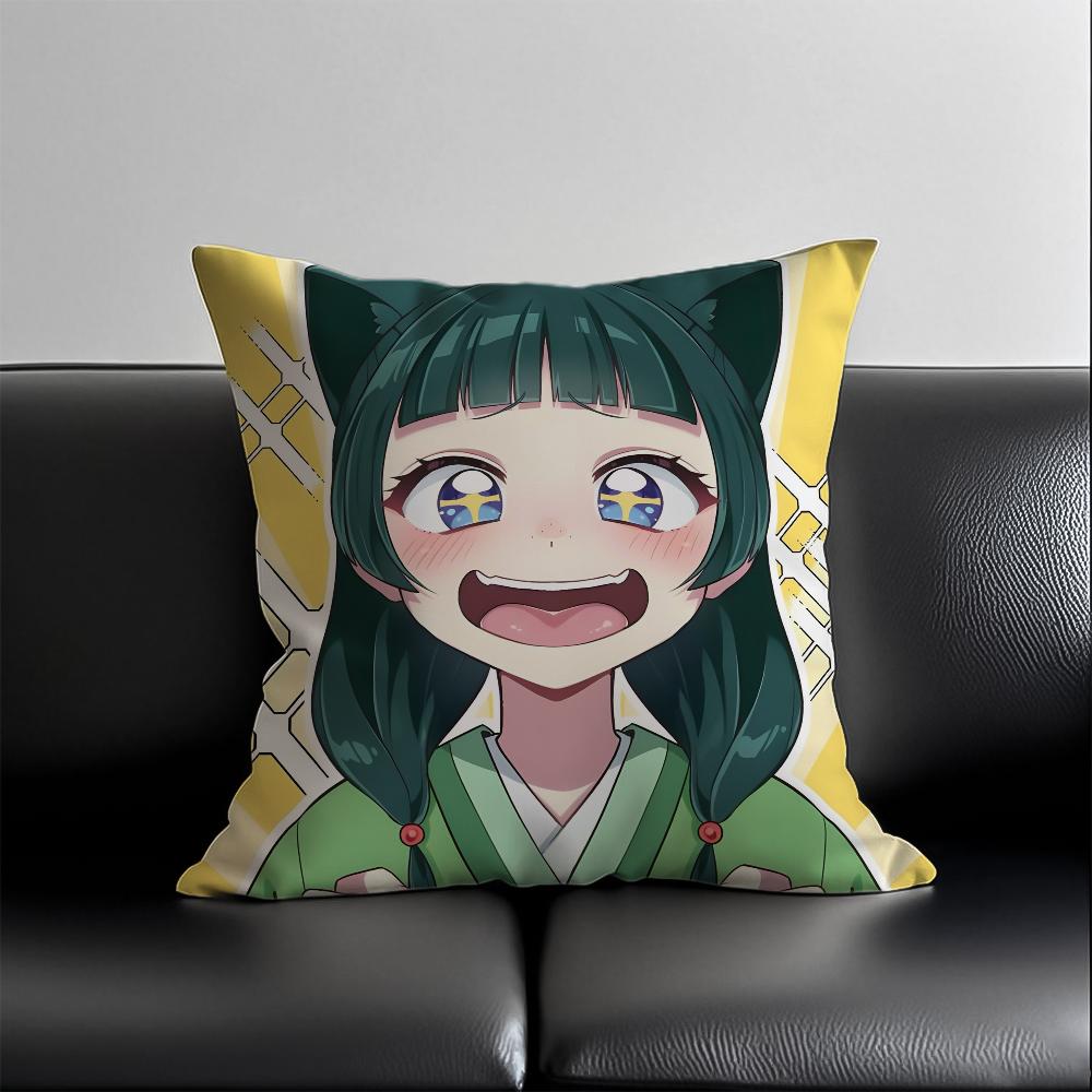 The Apothecary Diaries maomao Pillow Case SkinFriendly And Comfortable Fabric Pillowcase Lnvisible Lilky Zipper