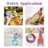 Resin Opener Accessory with 10 Pcs Steel Insert Part Bottle Mold Beer Silicone Casting DIY Epoxy Corkscrew Kit Set