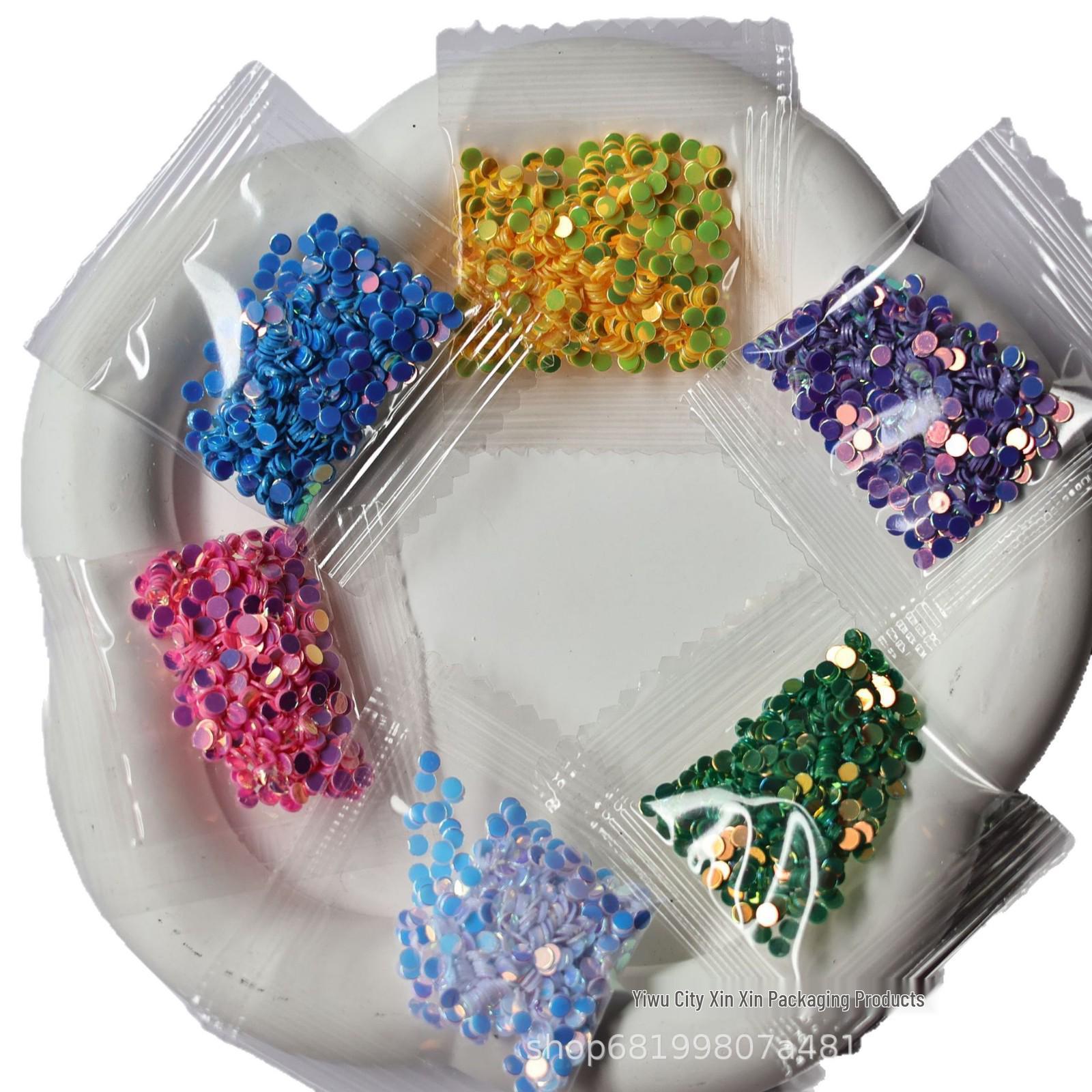 Gold Laser Iridescent Glitter Sequin Powder for Phone Cases & DIY Nail Art, 1g 1g/pack