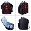 Red Spider Three Piece Backpack Set For Boy And Girls Best Gifts 2D Flat Cartoon School Backpack For Children