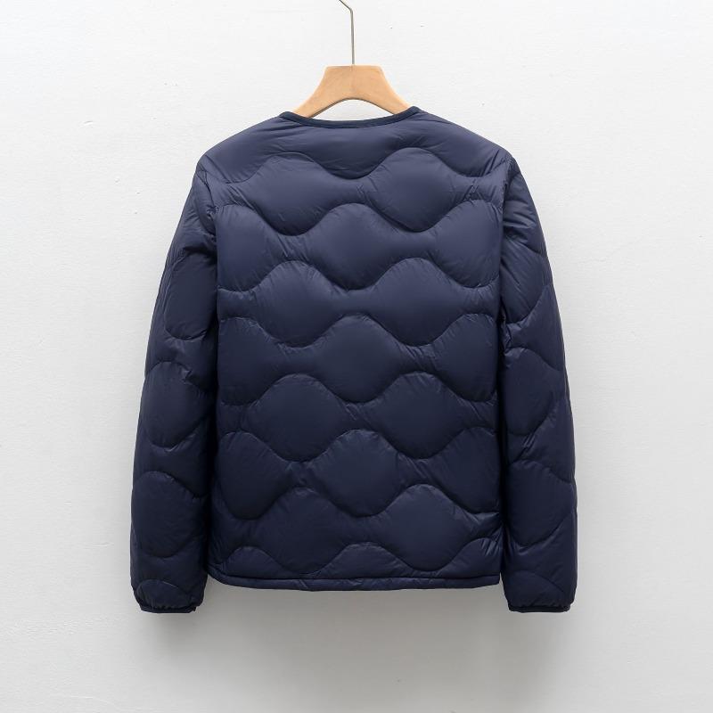 90% Down Lightweight Fall/Winter Jacket for Men - Short, Thin Down Liner Casual Jacket