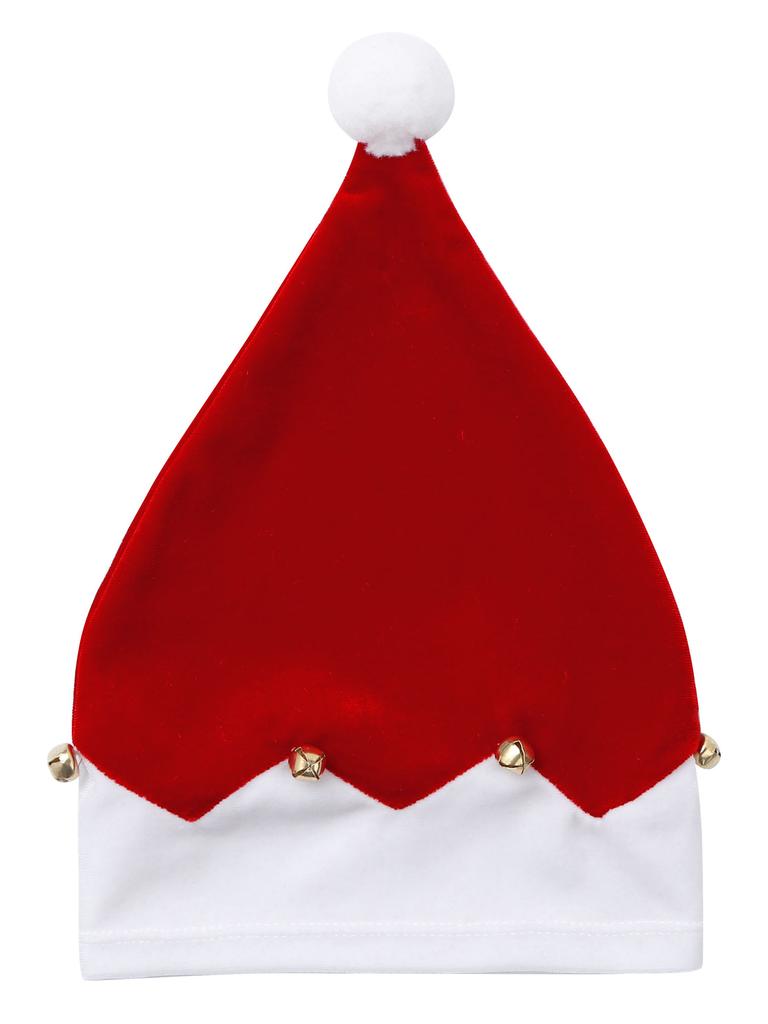 Children Girls Christmas Mrs Santa Claus Cosplay Costumes Holiday Festive Suit Party Fancy Dress with Hat Set