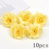 Orange Artificial Flowers Heads Silk Fake Flowers for Home Decor Party Marriage Wedding Decoration DIY Wreath Gifts Accessories
