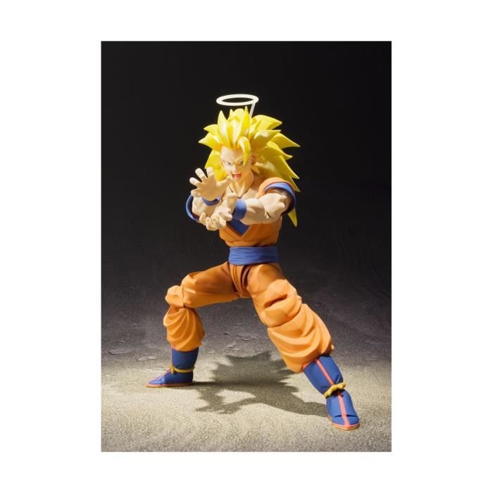 Figurine - Bandai Tamashii Nations - SSJ 3 Son Goku - Collection Dragonball Z - 16 Cm