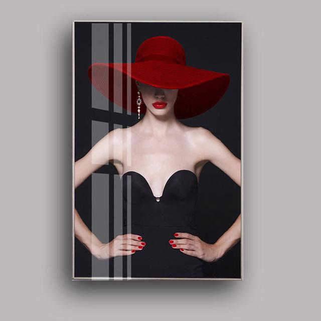 

Надежные художественные красивые постеры для девушек и принты, сексуальные женские картины на холсте, настенное искусство для гостиной 21*30cm No Frame