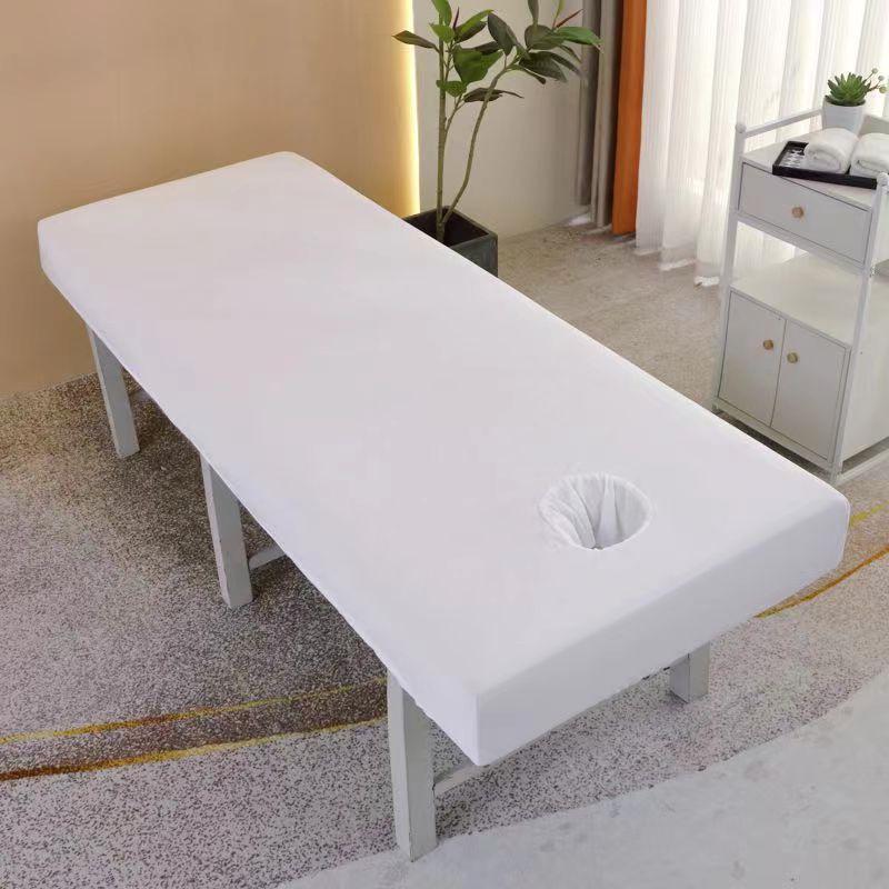 

Crystal Velvet Fitted Bedspread Cover with Hole for Massage Therapy Clinics 70x185cm (Round or Square Top Bed)