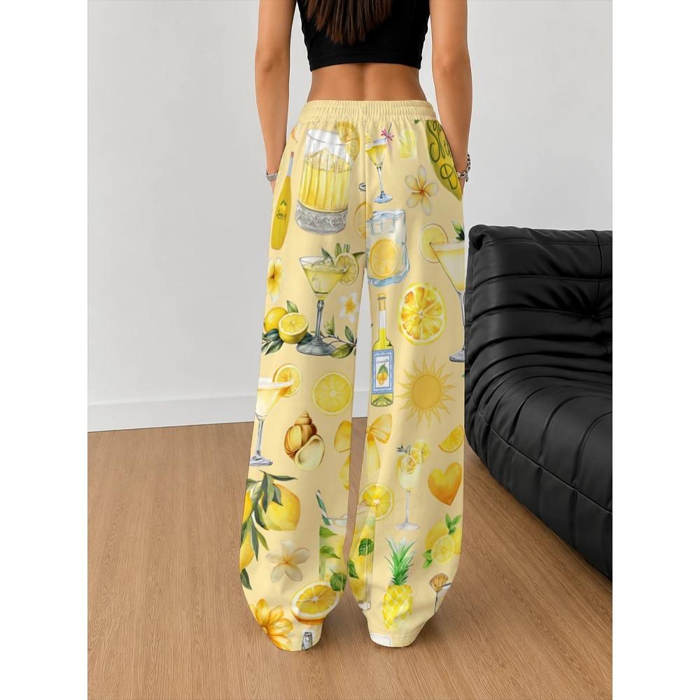 Women's Loose Fashion Casual Sports Wide Leg Pants