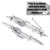 RC Front Rear Axle Replacement Parts Fit for Axial WRAITH RR10 1 10 RC Climbing CarSilver