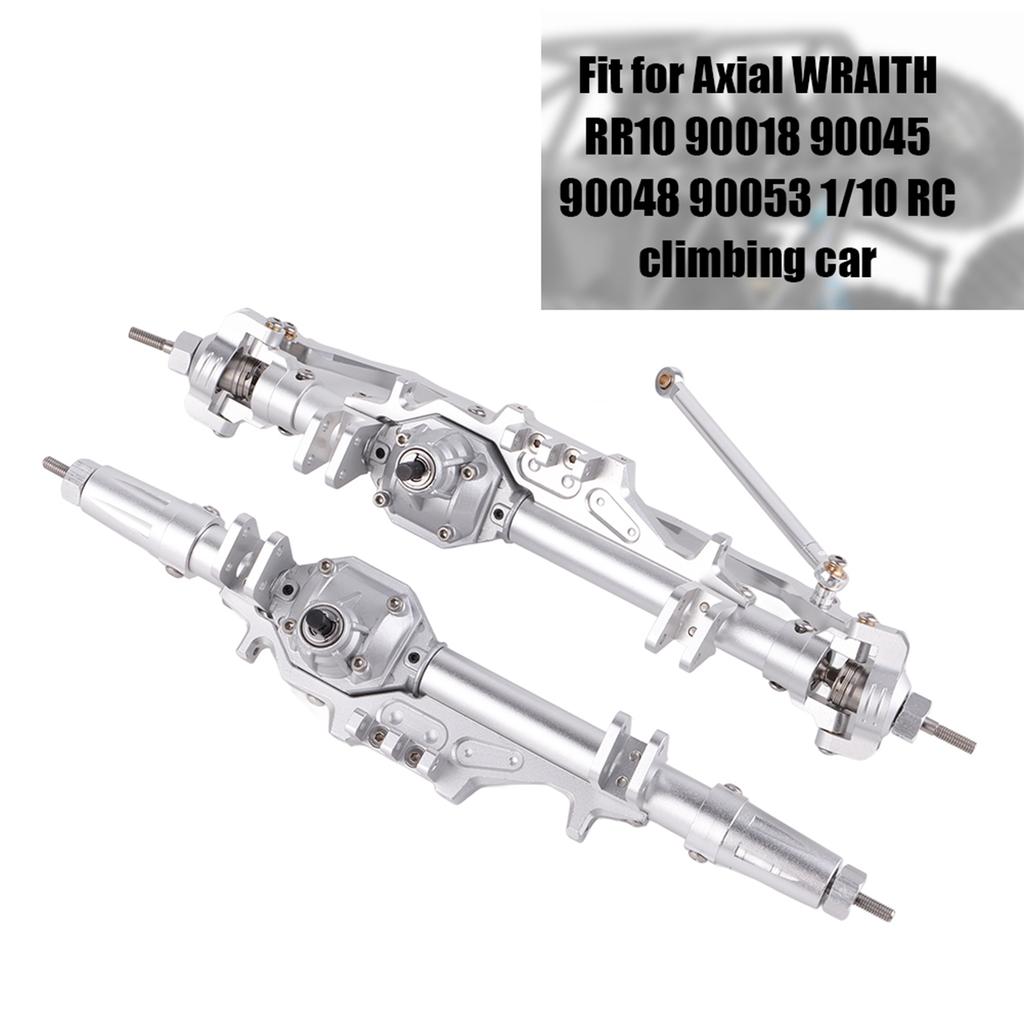 RC Front Rear Axle Replacement Parts Fit for Axial WRAITH RR10 1 10 RC Climbing CarSilver