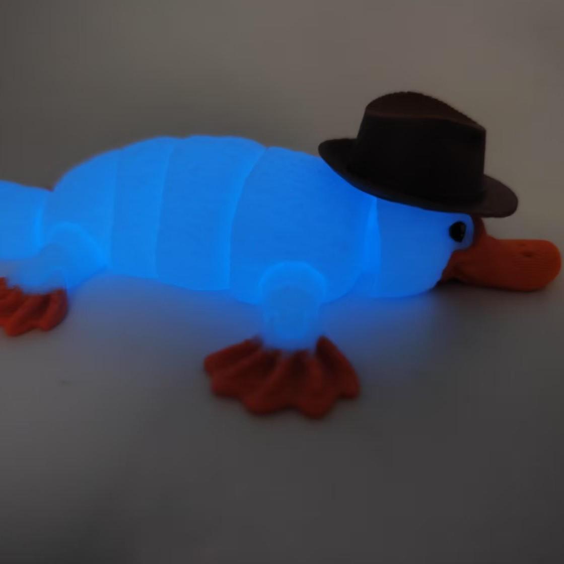 

3D Printed Platypus Toy with Hinged Joints Movable Limbs Stress Relief Fidget Toy 14cm