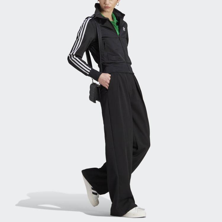 adidas Originals Adicolor Classics Firebird Regular Fit Full Zip Recycled Polyester Track Jacket Women Black IL8764