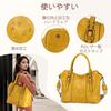 VASCHY Tote Bag for Large Capacity Shoulder Business PU A4 Detachable Zippered Shoulder Perfect for and Casual Yellow Women, Bag, Bag, Handbag,
