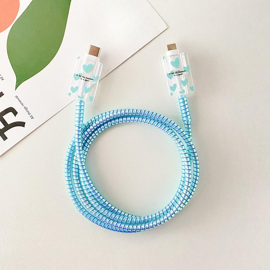 For Iphone Ipad Data Cable Protective Cover Charging Cable Anti Breakage Suitable for 20W Charger Gifts for Boys and Girls