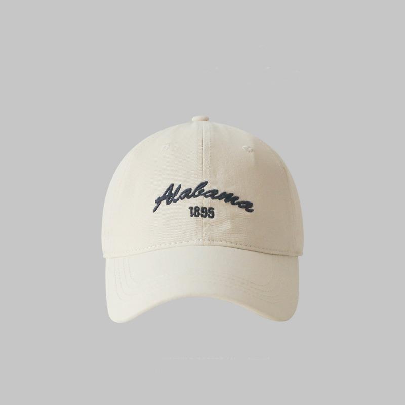 Bent brim cap men's and women's pure cotton outdoor sports hat pure cotton student couple versatile soft top baseball cap