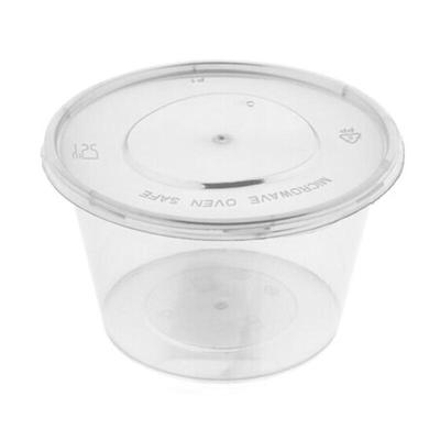 Disposable Round Plastic Food Containers with Lids