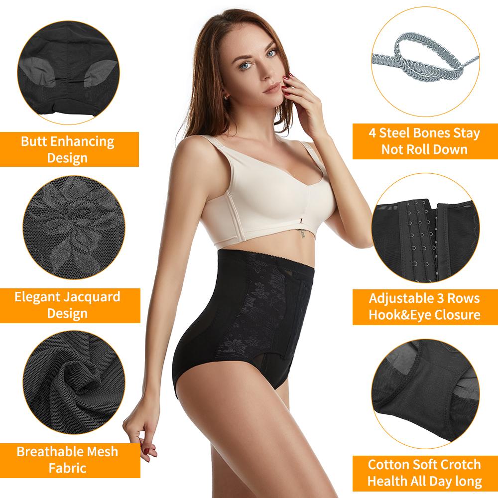 Women Tummy Control Shapewear Panty Waist Trainer Slimming Body Shaper High Waist Control Panties Corrective Underwear Shaping Briefs