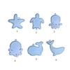 3D Marine Animals Quicksand Silicone Mold Resin Shaker Mold DIY Pendant Keychain Jewelry Making Tools DIY Craft Supplies
