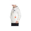 Nike LeBron Hybrid Warm Plaid Hooded Half-Zip Pullover Down Jacket Men Outerwear White AT3905-121