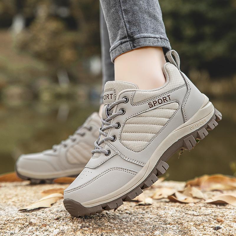 Damenschuhe in großen Größen Plateau rutschfest und abriebfest Wanderschuhe Mutter Walking Sport Reise Outdoor Wanderschuhe