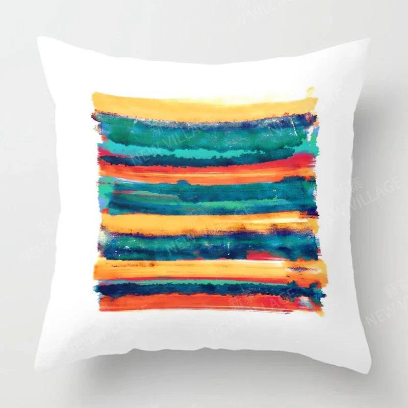 Home Deko Kaninchen mit Löwenzahn Muster Kissenbezug Muster Kissenbezug Geeignet für Sofa Schlafzimmer Auto Kissenbezug