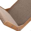 Cat Corrugated Scratcher Board Scratch Resistant Scratching with Ball Mat for Kitten Large Cats
