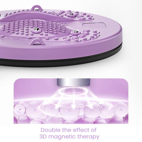Waist Twist Disc Board with Drawstring Magnetic Foot Massager Waist Sculptor Twister Abdominal Muscles Strengthening Body Shaping Twisting Disc