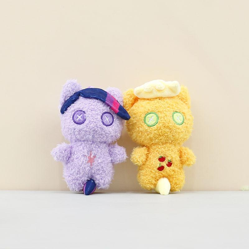 Cute Miniature Horse Plush Pendant Keychain Charming Stuffed Animal For Kids