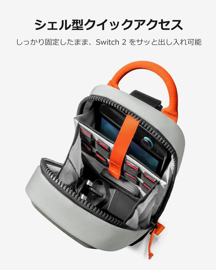 Tomtoc Nintendo Switch 2 Body Compatible with Switch 2 Tomtoc Switch Shoulder Pro Accessories Game Card EVA Protection Bag, Models, Bag, Controller,