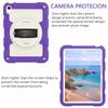 For iPad Air 11 (2025)/(2024) Kickstand Case Rotating Hand Strap PC+TPU Tablet Cover with Shoulder Strap