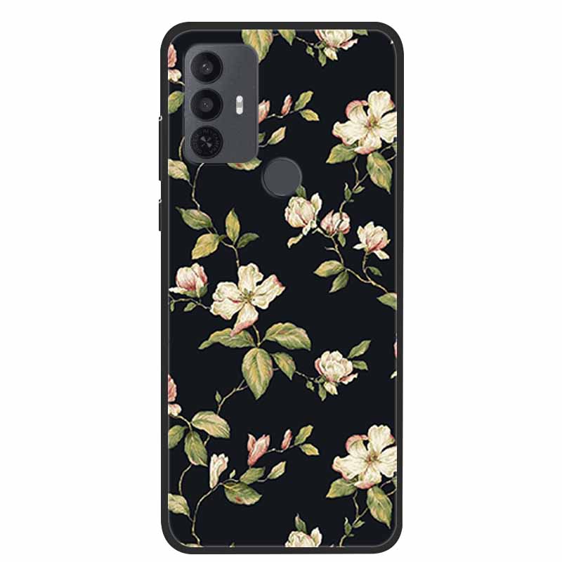 For TCL 30 SE Case Luxury Soft Silicone Protective Animals Phone Cover for TCL 305 306 Case 30SE TPU Funda for TCL30SE Cartoon