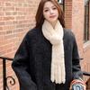 Rex Rabbit Fur Scarf Women's Winter New Tassel Ball Double-sided Warm Scarf Real Fur Collar