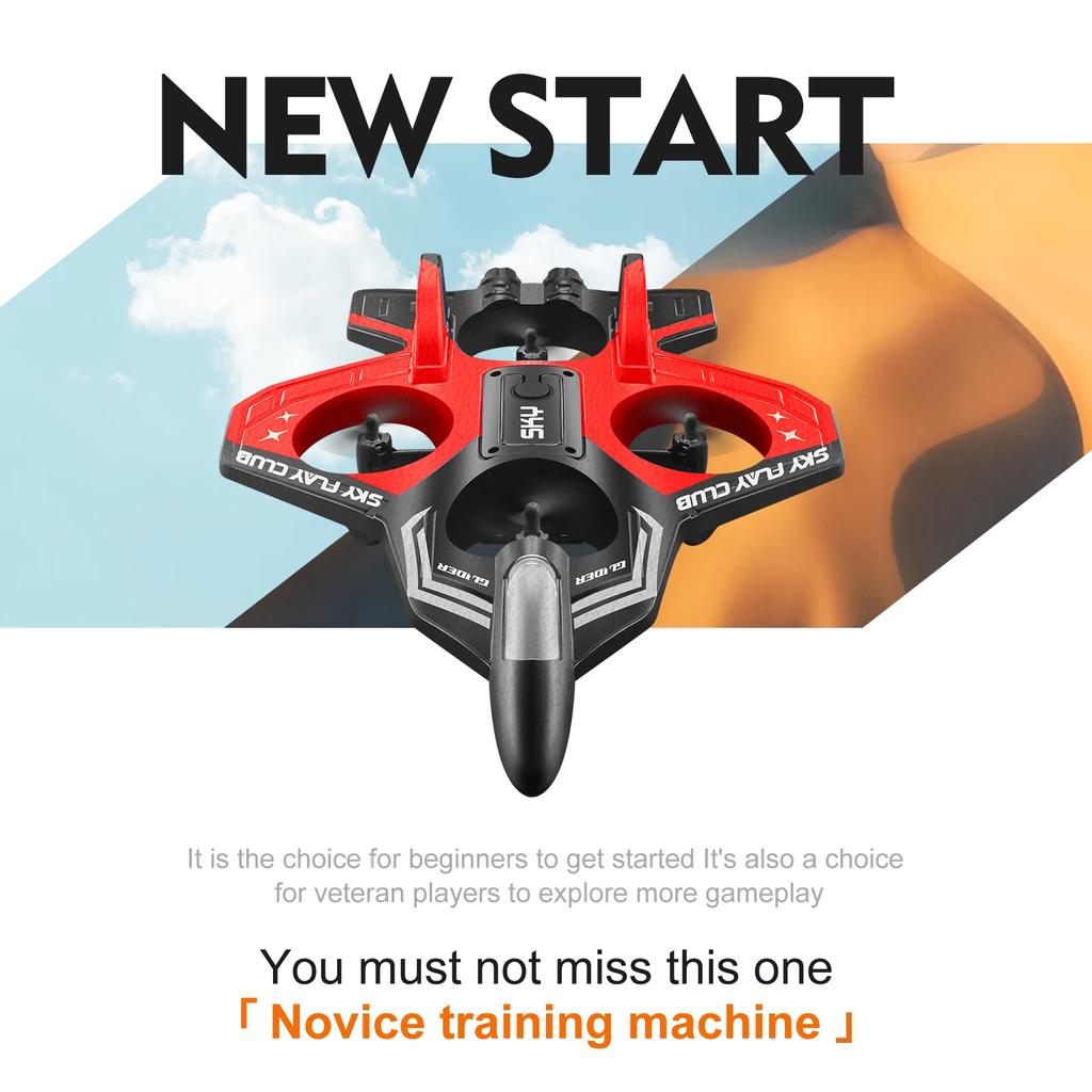 2025 New YP3 Foam Aircraft Remote Control Four Axle Fighter Wrestle Resistant Aerial Stunt Children Model Airplane Gift