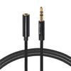 Cavo di Estensione Audio 3,5mm Stereo Portatile in Lega di Alluminio Maschio a Femmina Cavo di Estensione per Cuffie