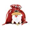 Creative Christmas Gift Bag 2020 Three-Dimensional Doll Candy Tote Bag, Classic Snowman Handmade Bundle Bag