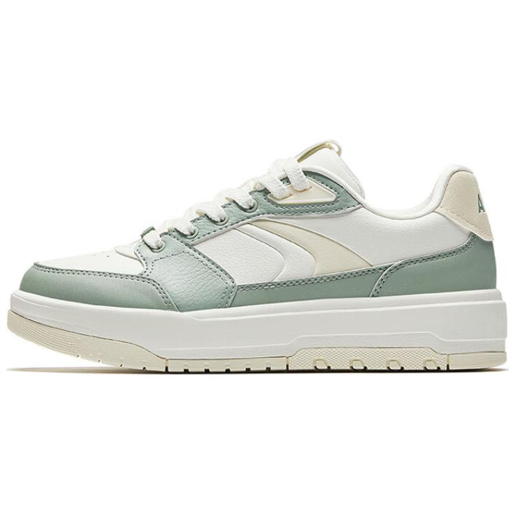

Anta 982 Moon Shadow Comfortable Versatile Non-Slip Shock Absorption Low-Top Sneakers Women sneakers White Green 122518060-3 36