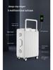 Influencer Silent Student Suitcase - 24" Wide Handle, Aluminum Frame, Durable Universal Wheels