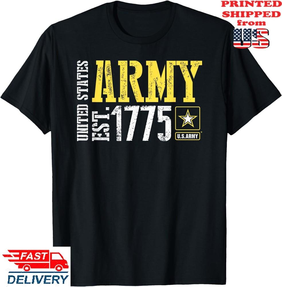 UNITED STATES ARMY EST. 1775  T-Shirt, Unisex Tee Unisex T-Shirt XXXL