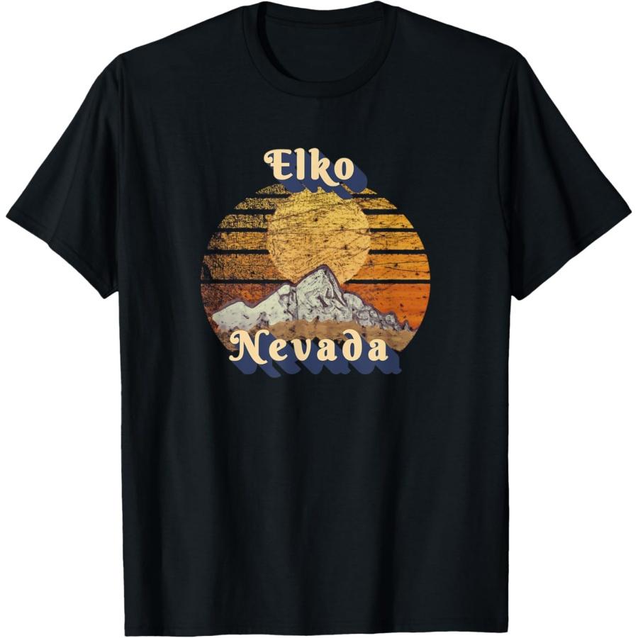 

Футболка в стиле «Горный закат», Элко, Невада XXXXXL чёрный