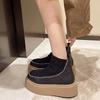 Fashion Suede Flats Platform Snow Ankle Boots Woman Shoes Winter New Comfort Walking 2024 Trend Fashion Sneakers Casual Walking