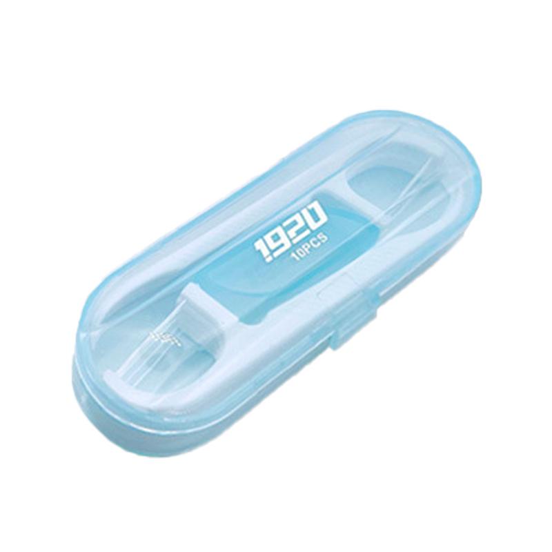 10Pcs/Box Floss Toothpick Set Plastic Interdental Brush Reusable Dental Floss Portable Teeth Flosser Cleaner With Storage Case