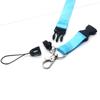 Custom Color Logo Nylon Phone & ID Lanyard with Screen Printed Polyester